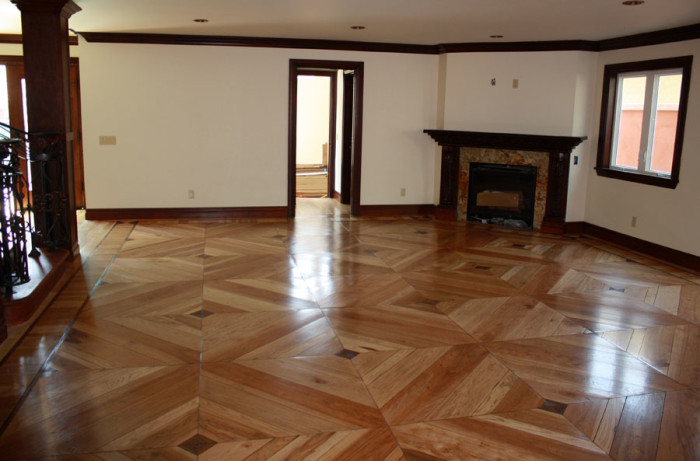 living room with fireplace